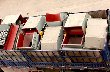 陜西礦山煤礦訂購的刮板輸送機發貨