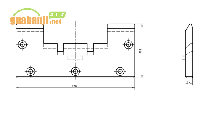 1535178124126873.png 154S98/012303型護(hù)板、舌板尺寸圖